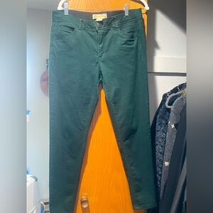 Democracy dark green stretch jeans. Skinny fit.